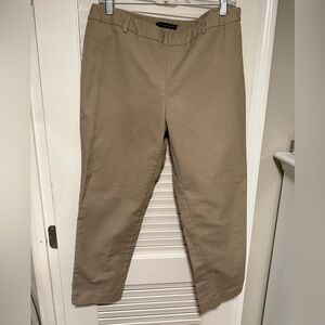 Khaki Ankle Pants | Size 14